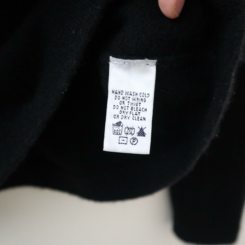 Lilly Pulitzer Size S Cashmere V Neck Pullover Sweater Black Bead Embellished - Picture 6 of 9